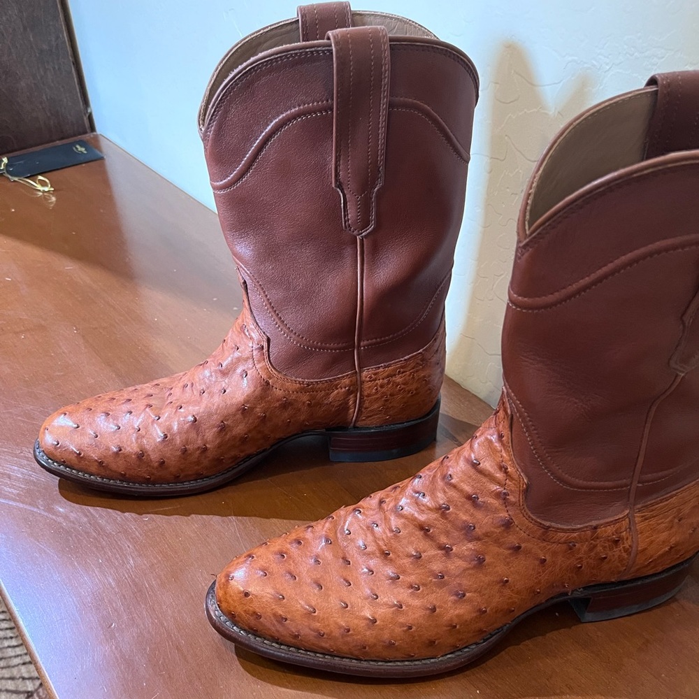 Tecovas Mens Ostrich Boots - 10D